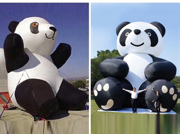 金昌充气熊猫展示